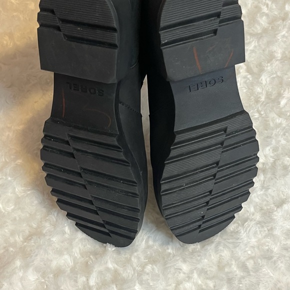 Sorel Women's Emelie II Black Boots Size 7 - Picture 11 of 11